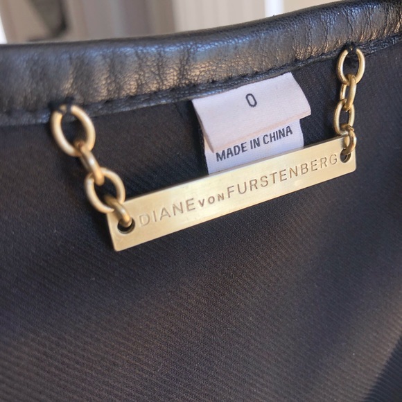 Vintage DVF leather studded jacket - Picture 7 of 8